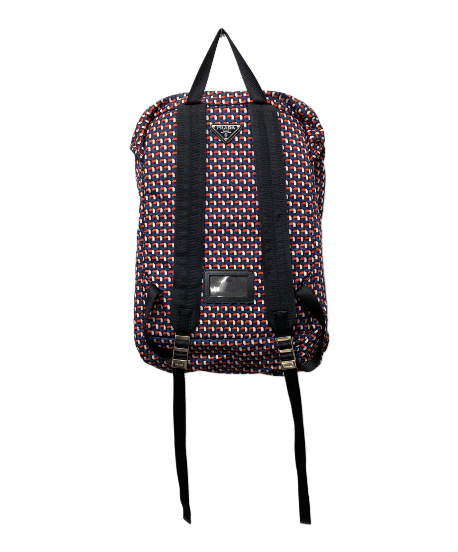 中古・古着通販】PRADA (プラダ) ナイロンバックパック ネイビー 