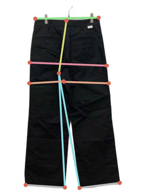 中古・古着通販】WTAPS (ダブルタップス) LEZ STRT TROUSERS ブラック