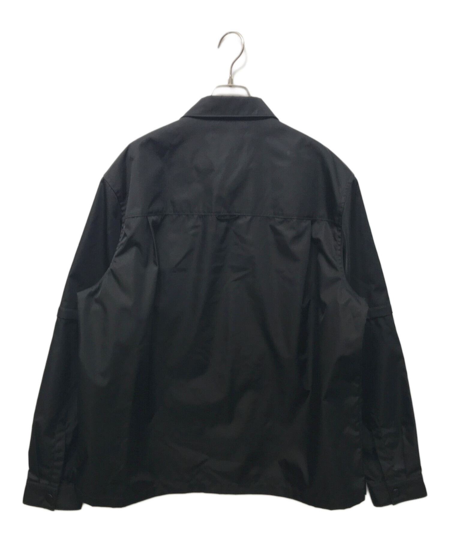 中古・古着通販】PRADA (プラダ) Re-Nylon シャツ ブラック サイズ:XL