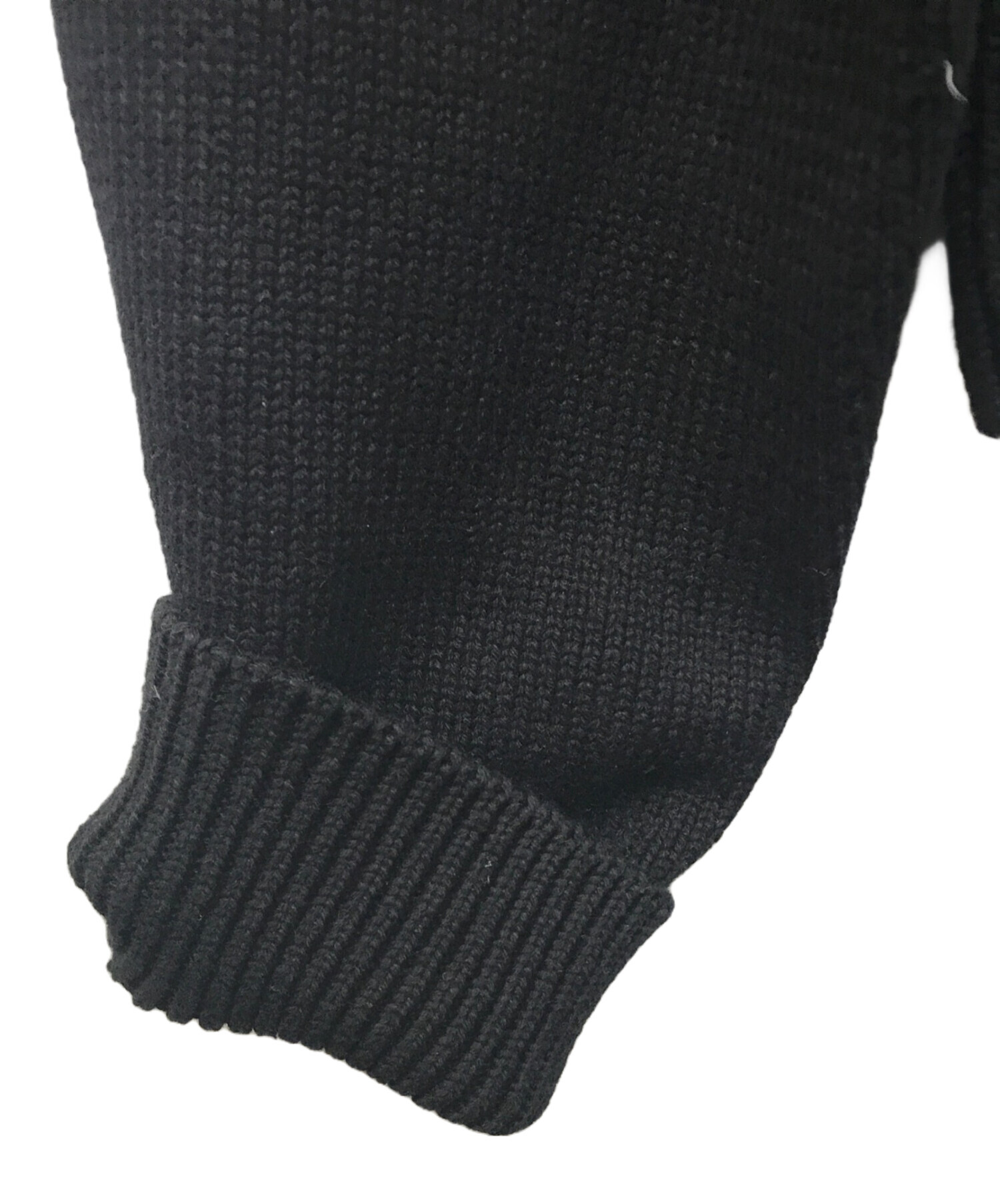 中古・古着通販】DAIRIKU (ダイリク) BIJOU CROSS TITE KNIT ブラック 