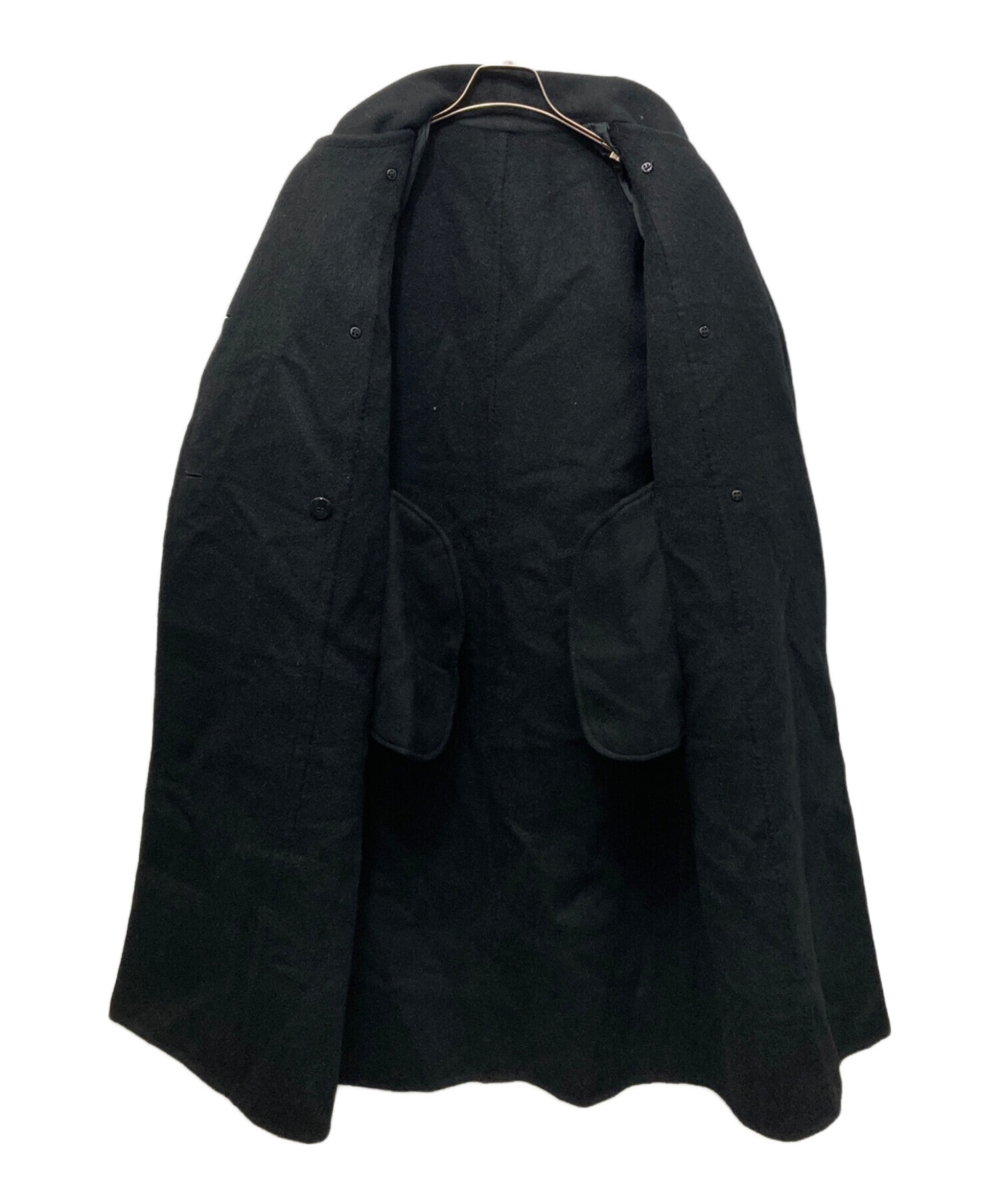 中古・古着通販】HERNO (ヘルノ) アルパカウールコート ブラック