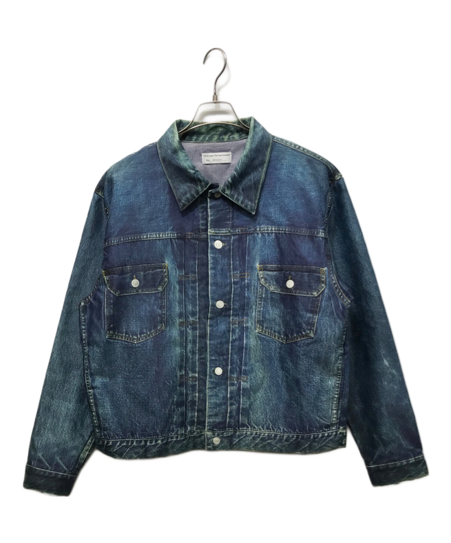 中古・古着通販】TOLQ (トルク) Trompe L'oeil Printed Jacket (1950