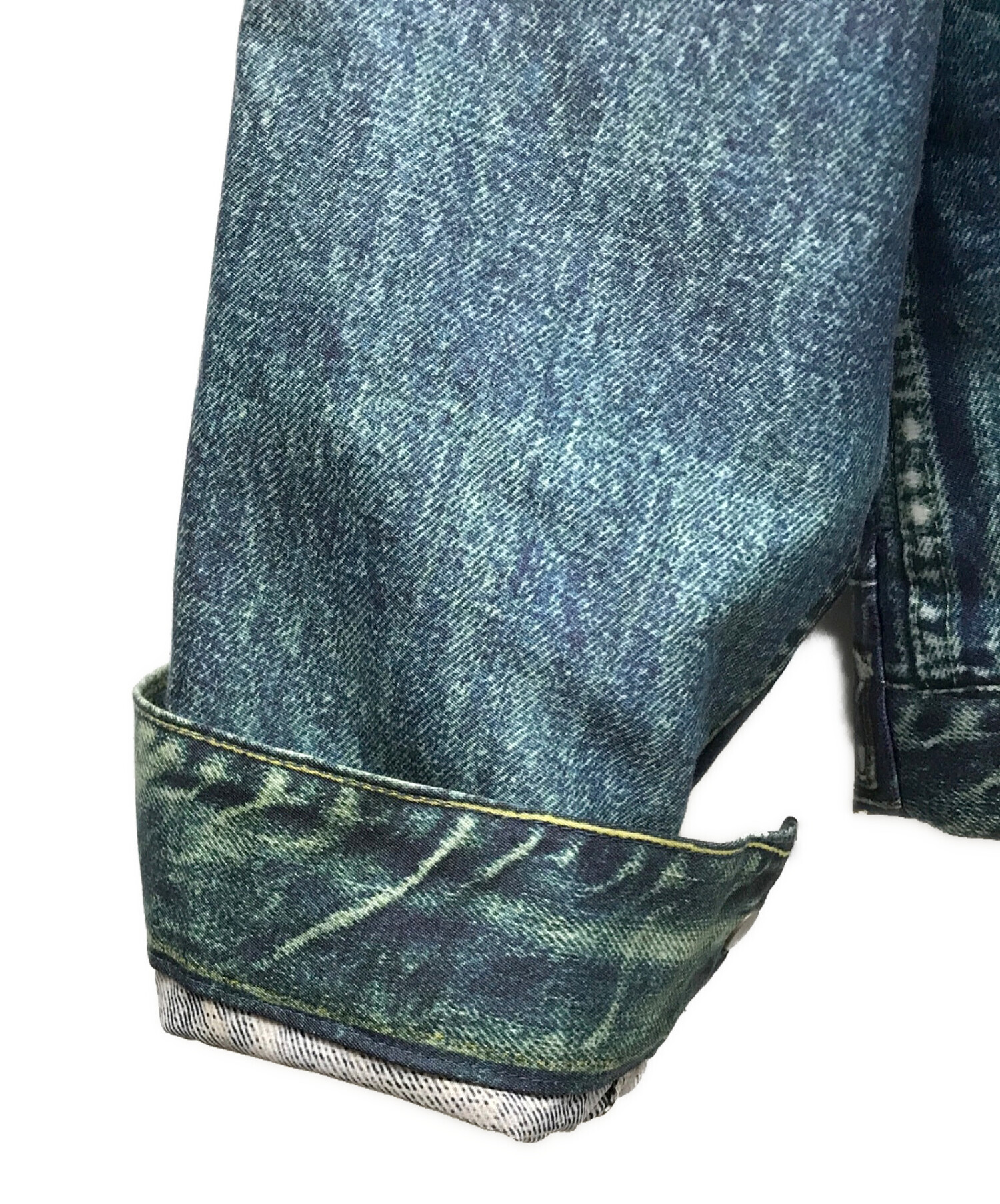 中古・古着通販】TOLQ (トルク) Trompe L'oeil Printed Jacket (1950
