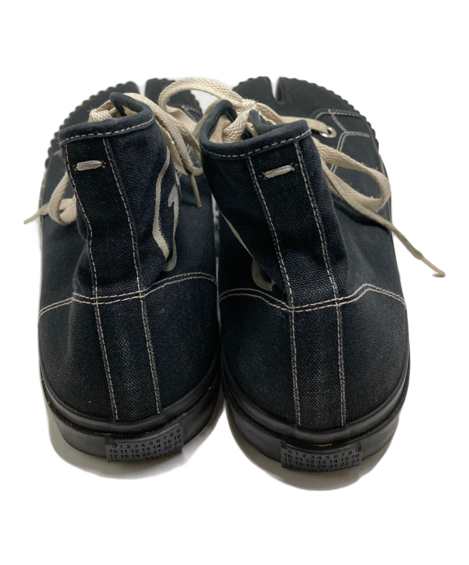 Maison Margiela Tabi ハイカットスニーカー ブラック MAISON MARGIELA