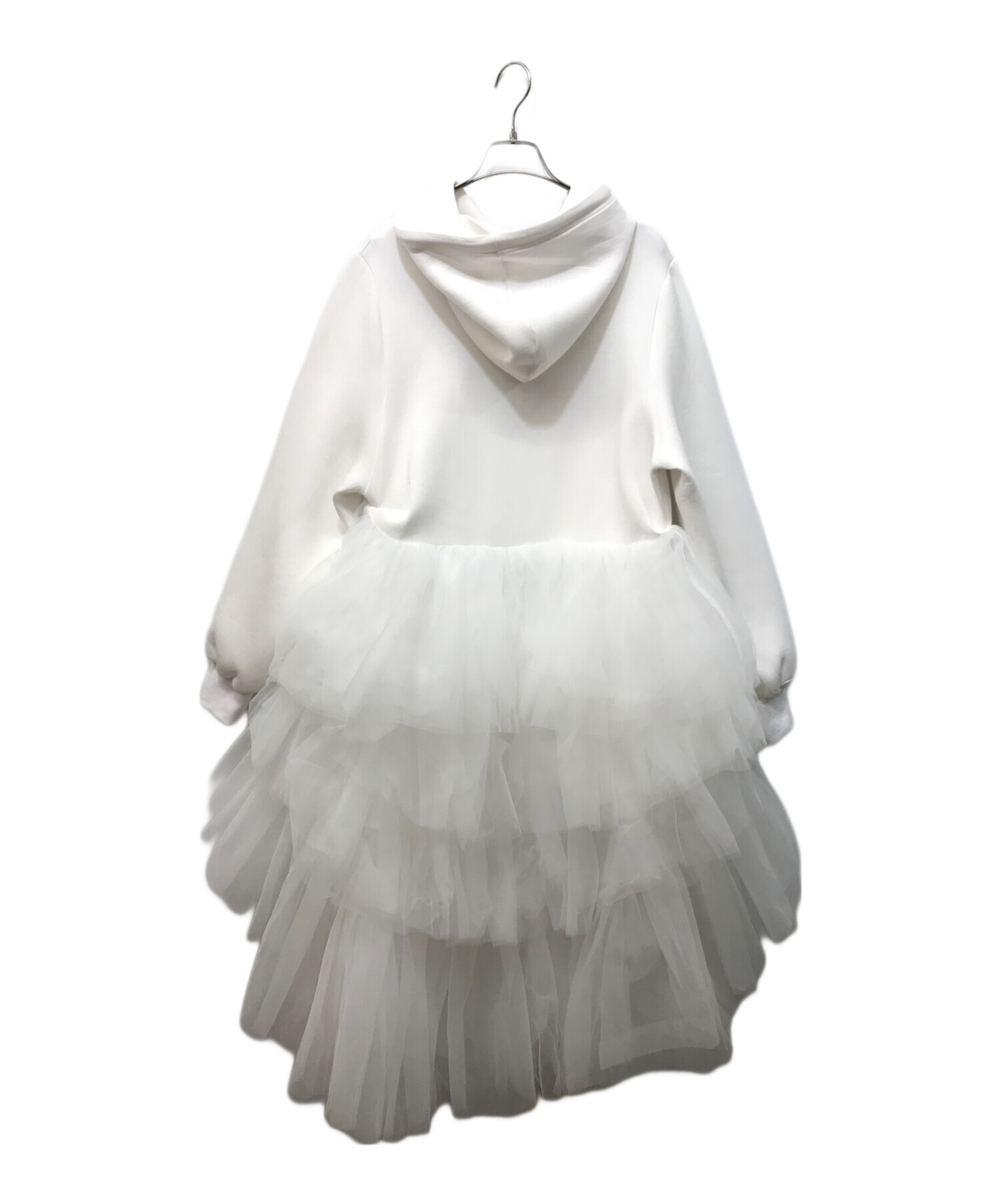 中古・古着通販】Bibiy. (ビビィ) MARCELLINE HOODIE DRESS ホワイト