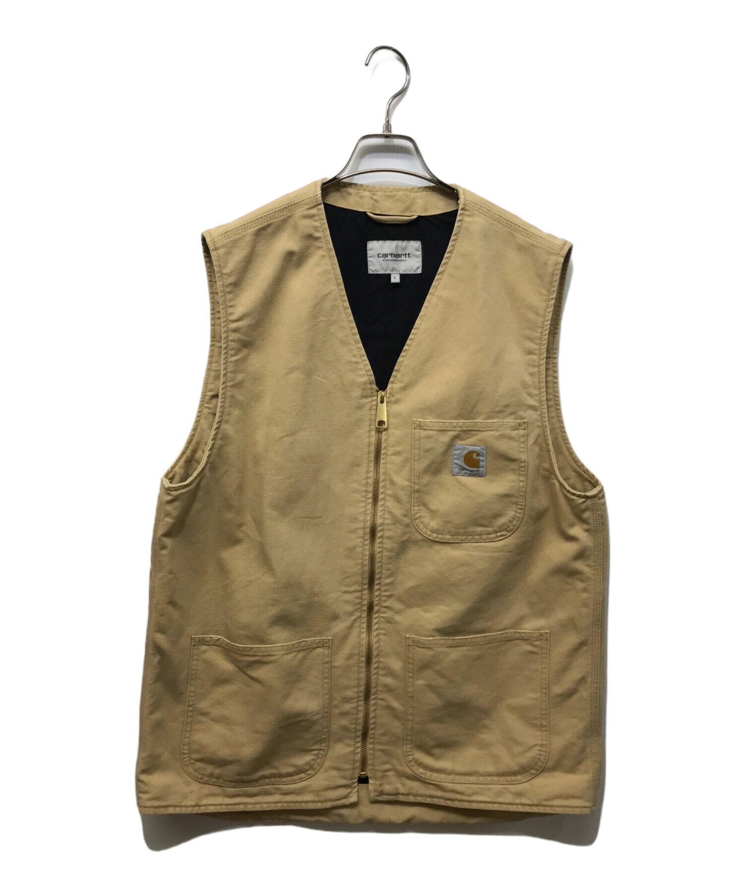 【断捨離セール！】【古着】carhartt ベスト 00's “Carhartt” Duck Vest SIZE XL 00年代 カーハート ダックベスト