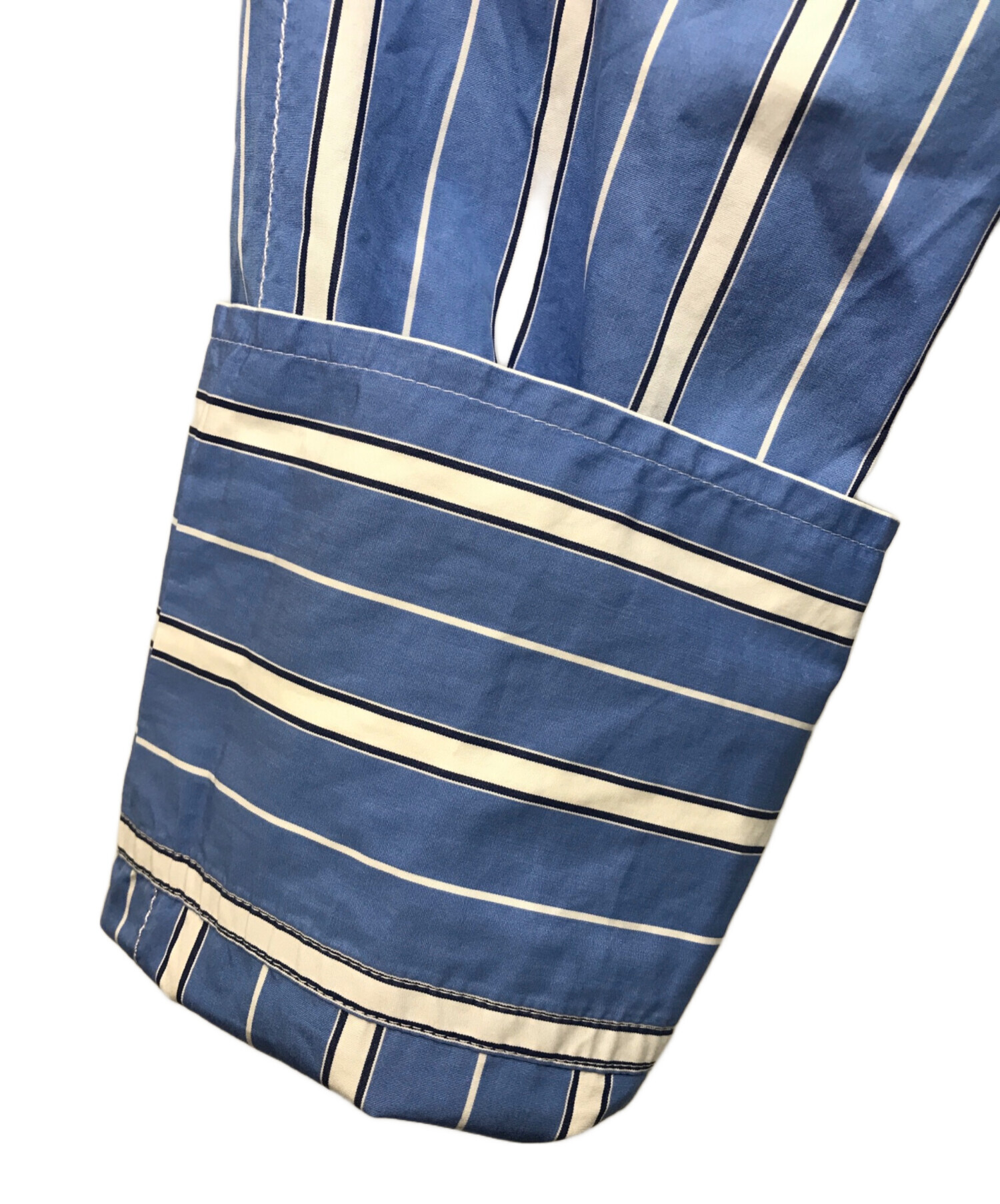 中古・古着通販】JACQUEMUS (ジャックムス) ストライプシャツ ブルー 