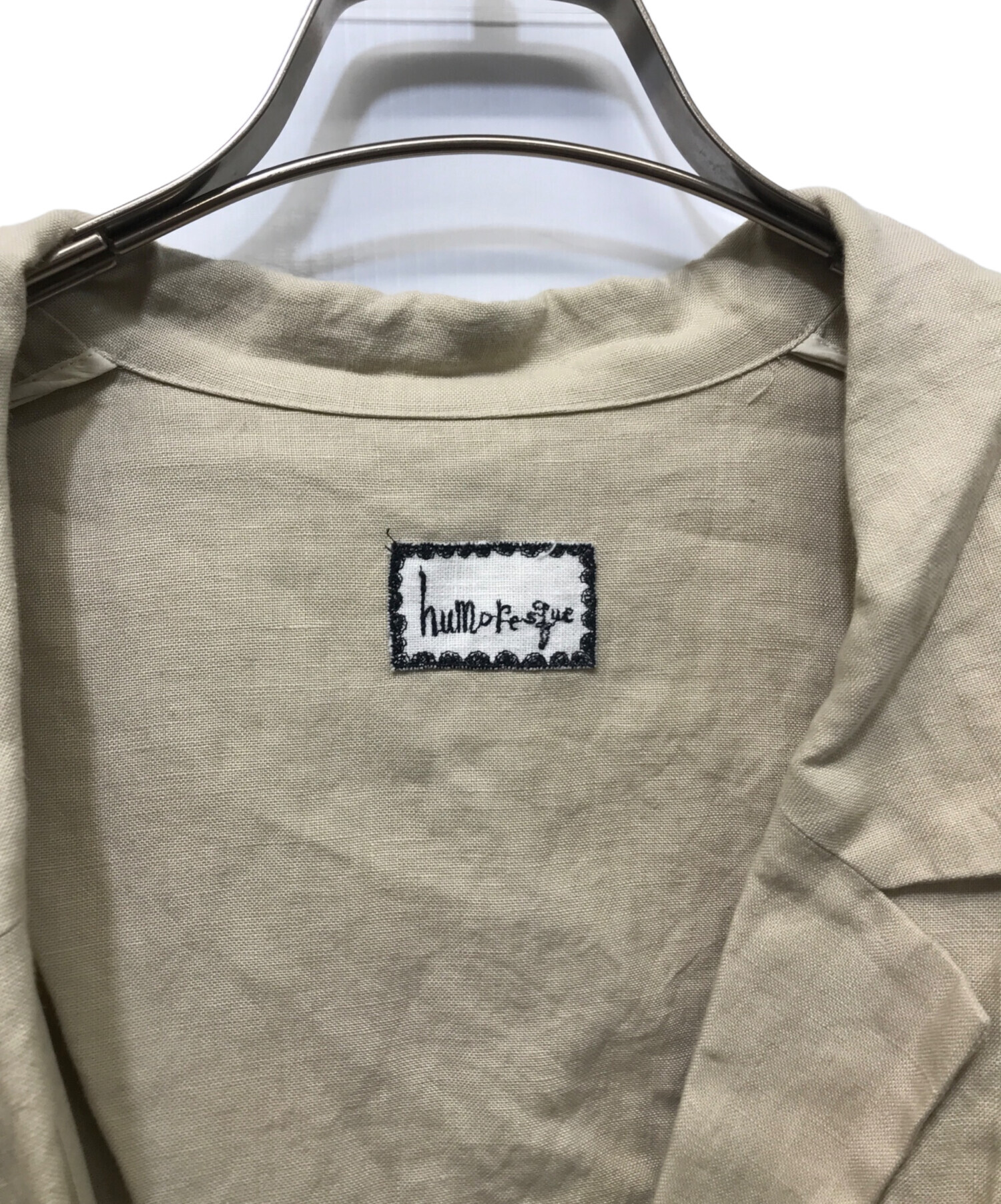 中古・古着通販】Humoresque (ユーモレスク) blouson リネンジャケット 