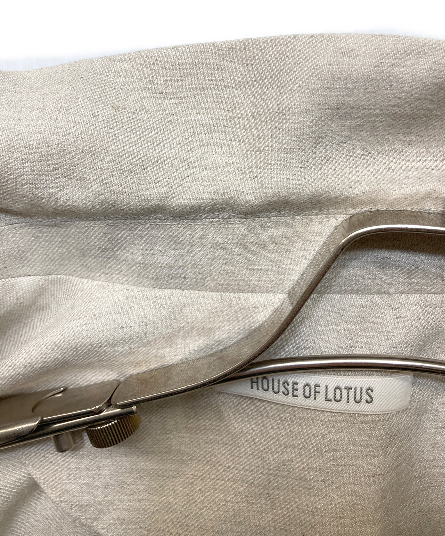 中古・古着通販】HOUSE OF LOTUS (ハウスオブロータス) リネン混ダブル