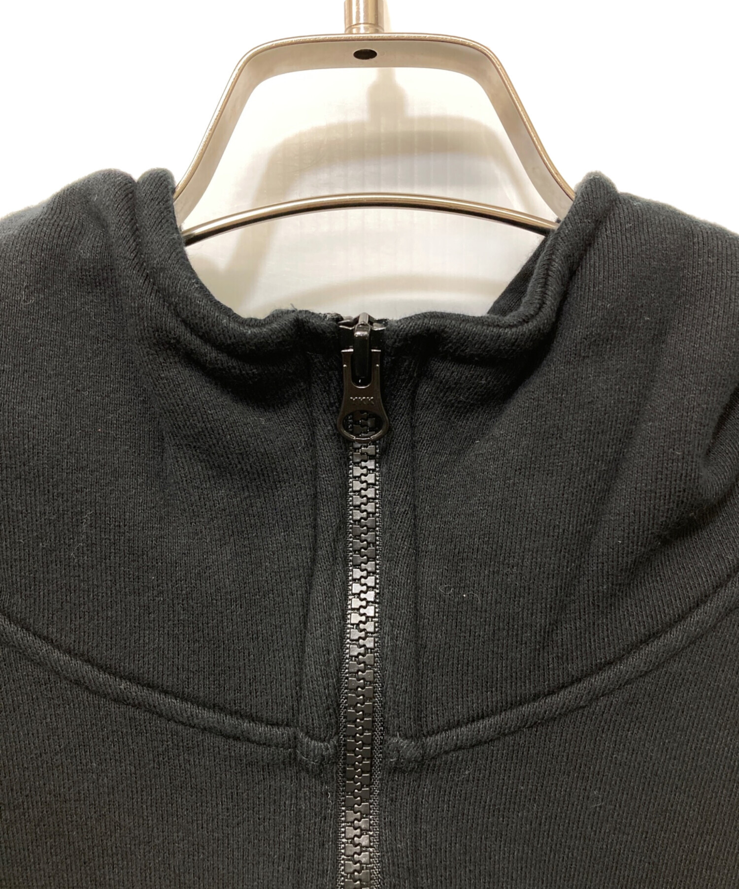 中古・古着通販】OVY (オヴィー) ハーフジップパーカー ブラック 