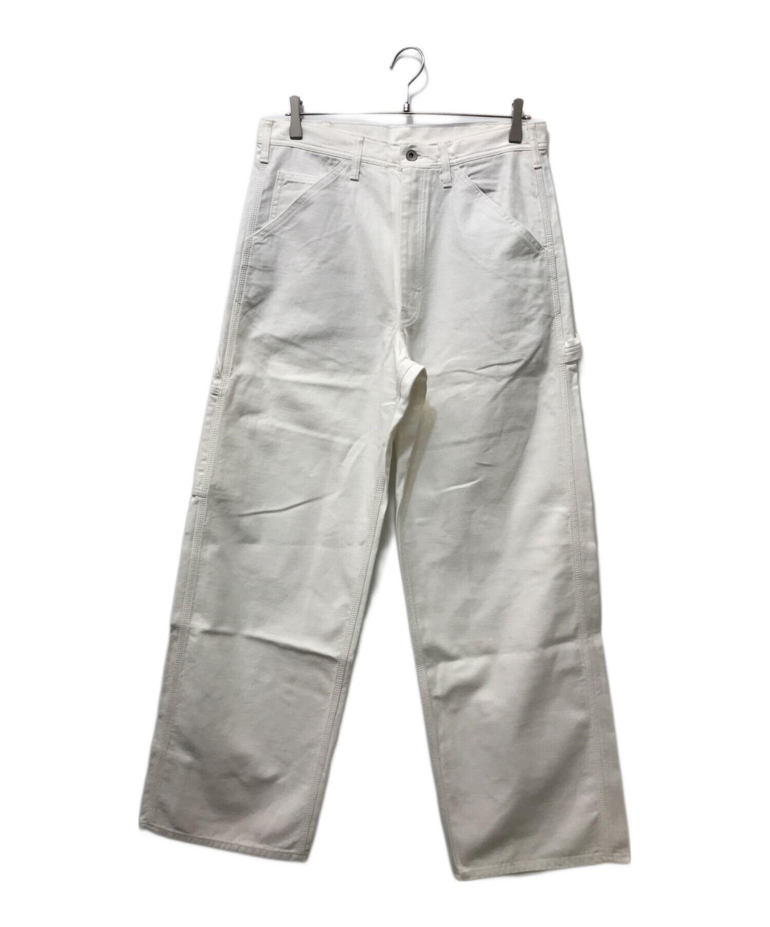 OVY BackSateenStandardPainterPants White OVY Back Sateen Standard