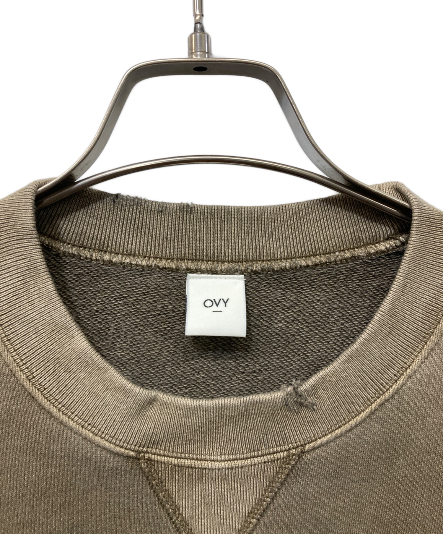 中古・古着通販】OVY (オヴィー) Pigment Damage Processing Crew Neck 