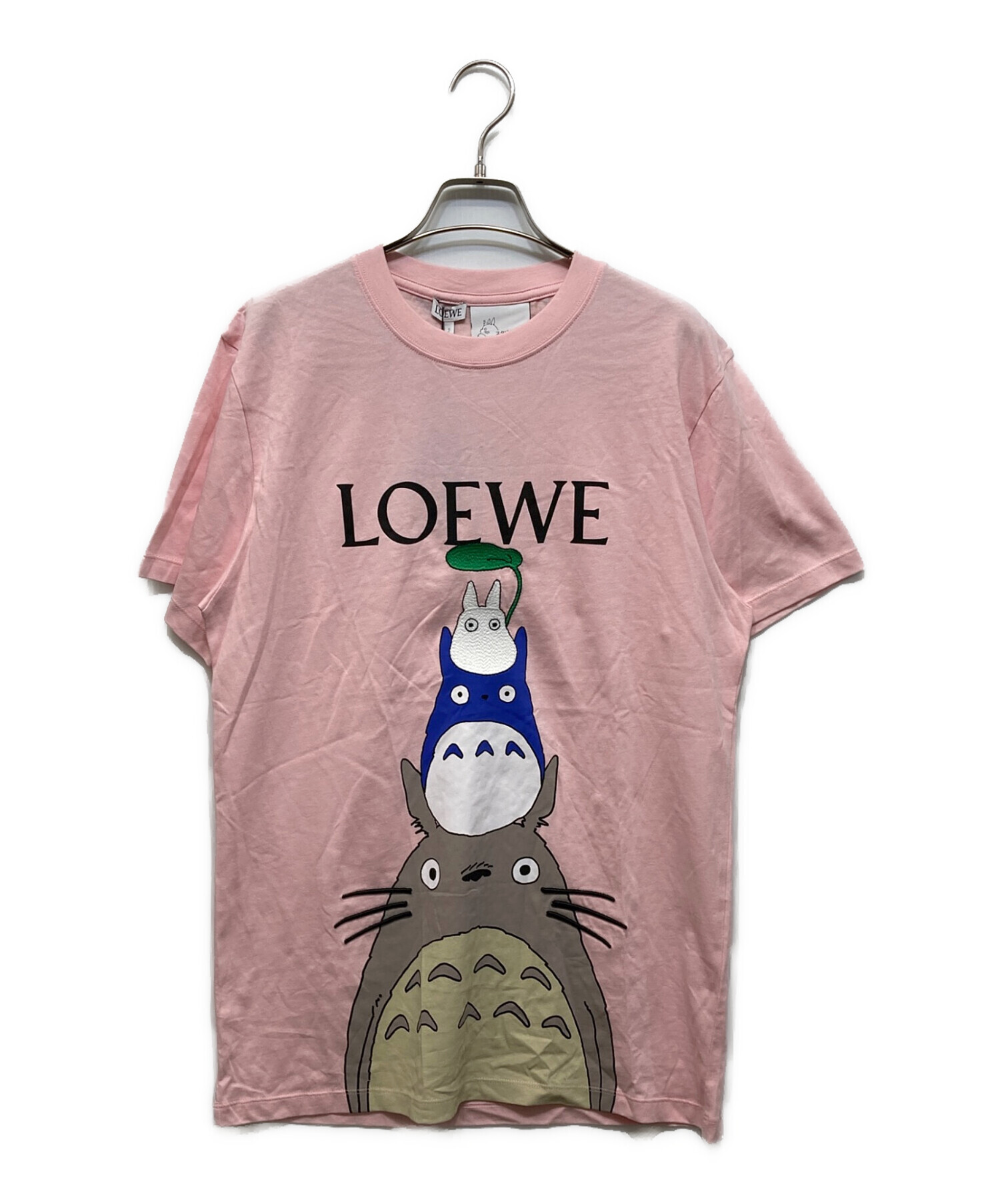 中古・古着通販】LOEWE (ロエベ) Family T-shirt ピンク サイズ:M 
