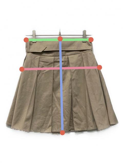 中古・古着通販】patou (パトゥ) オーガニックコットン ベルト付きミニ