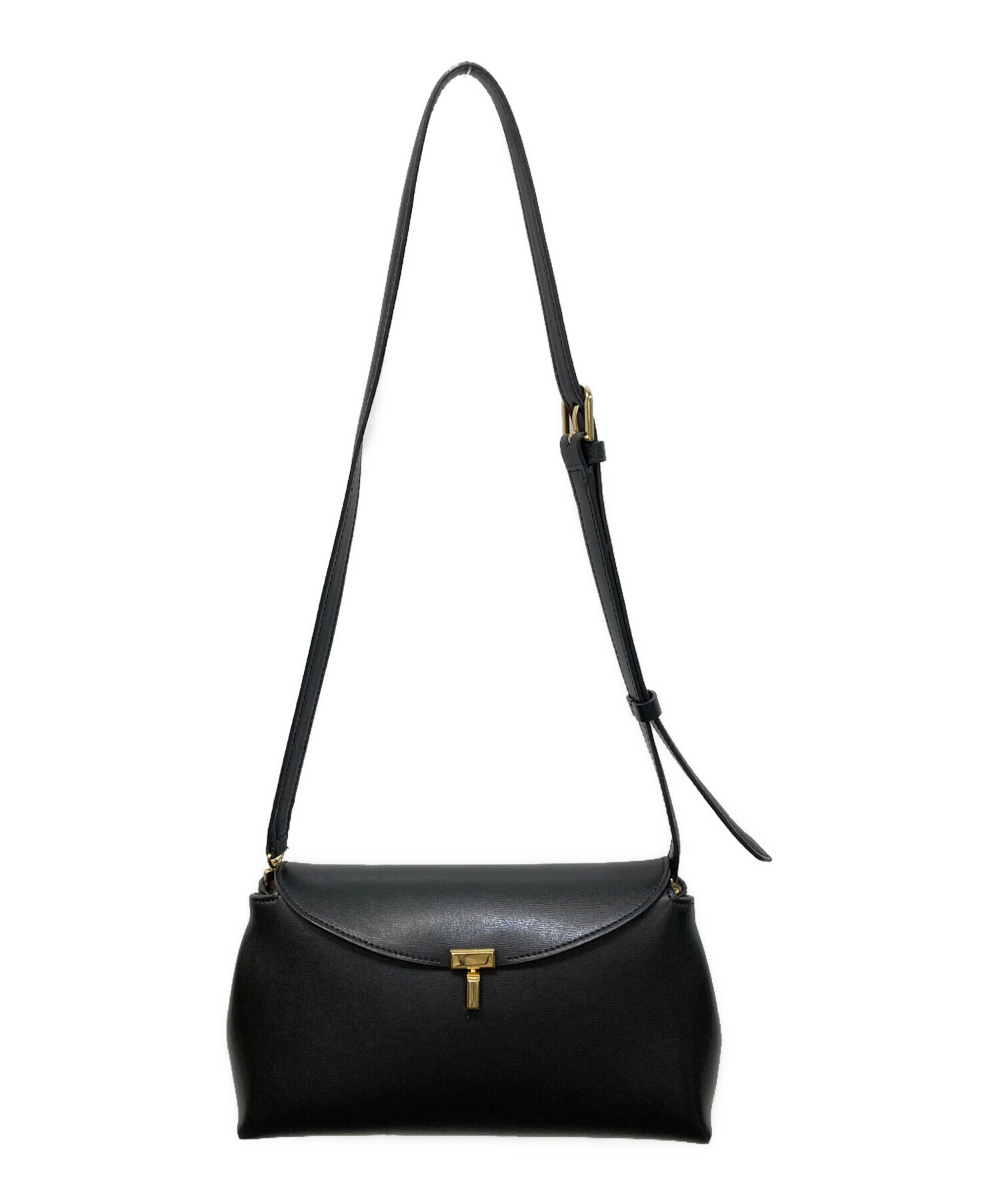TOTEME トーテム ショルダーバッグ  黒 【古着】【中古】【送料無料】 中古・古着通販】toteme (トーテム) T-Lock クラッチバッグ ブラック