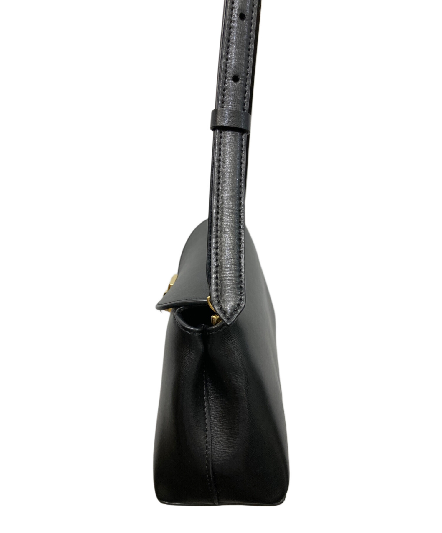 中古・古着通販】toteme (トーテム) T-Lock クラッチバッグ ブラック
