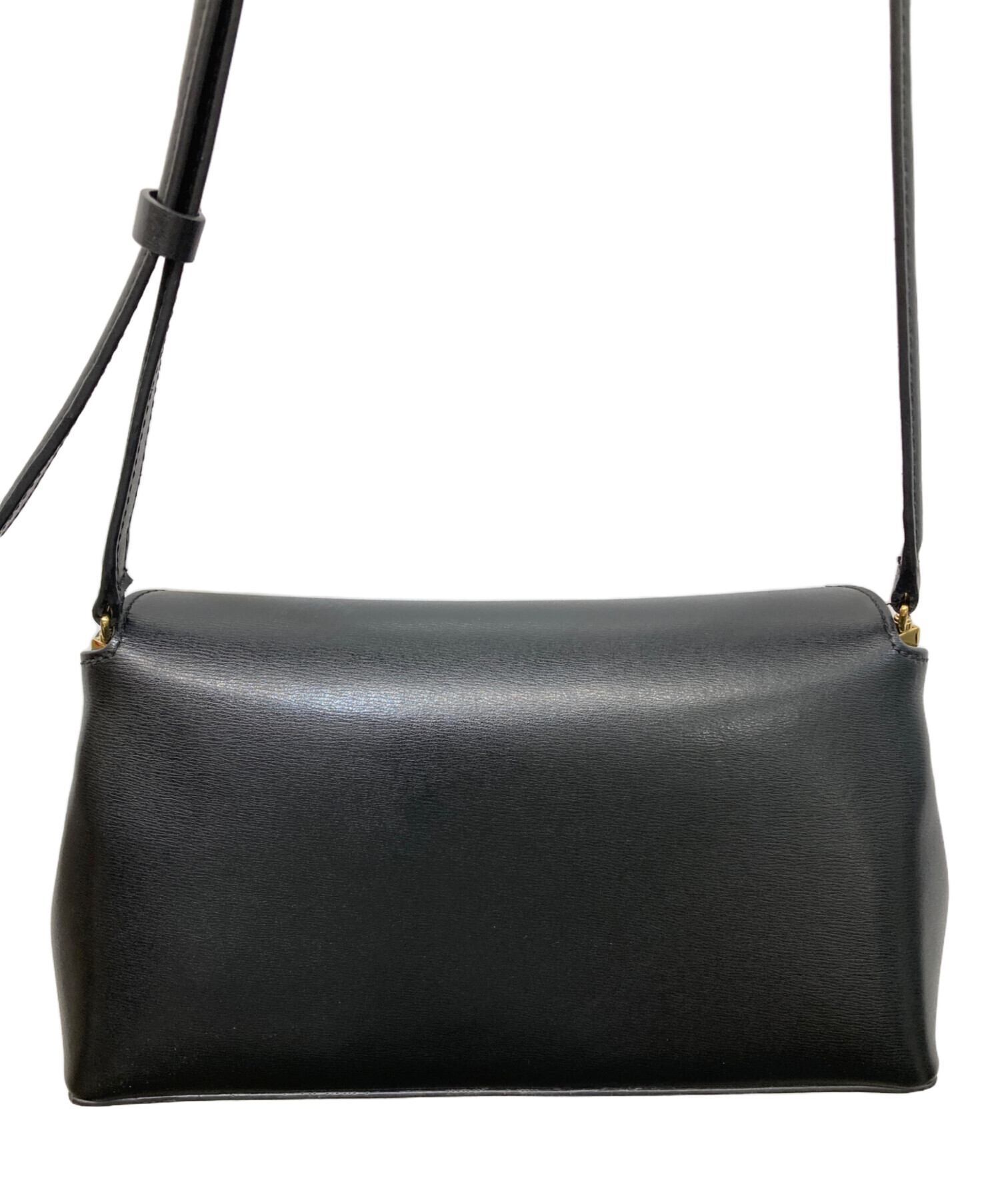 TOTEME トーテム ショルダーバッグ  黒 【古着】【中古】【送料無料】 中古・古着通販】toteme (トーテム) T-Lock クラッチバッグ ブラック