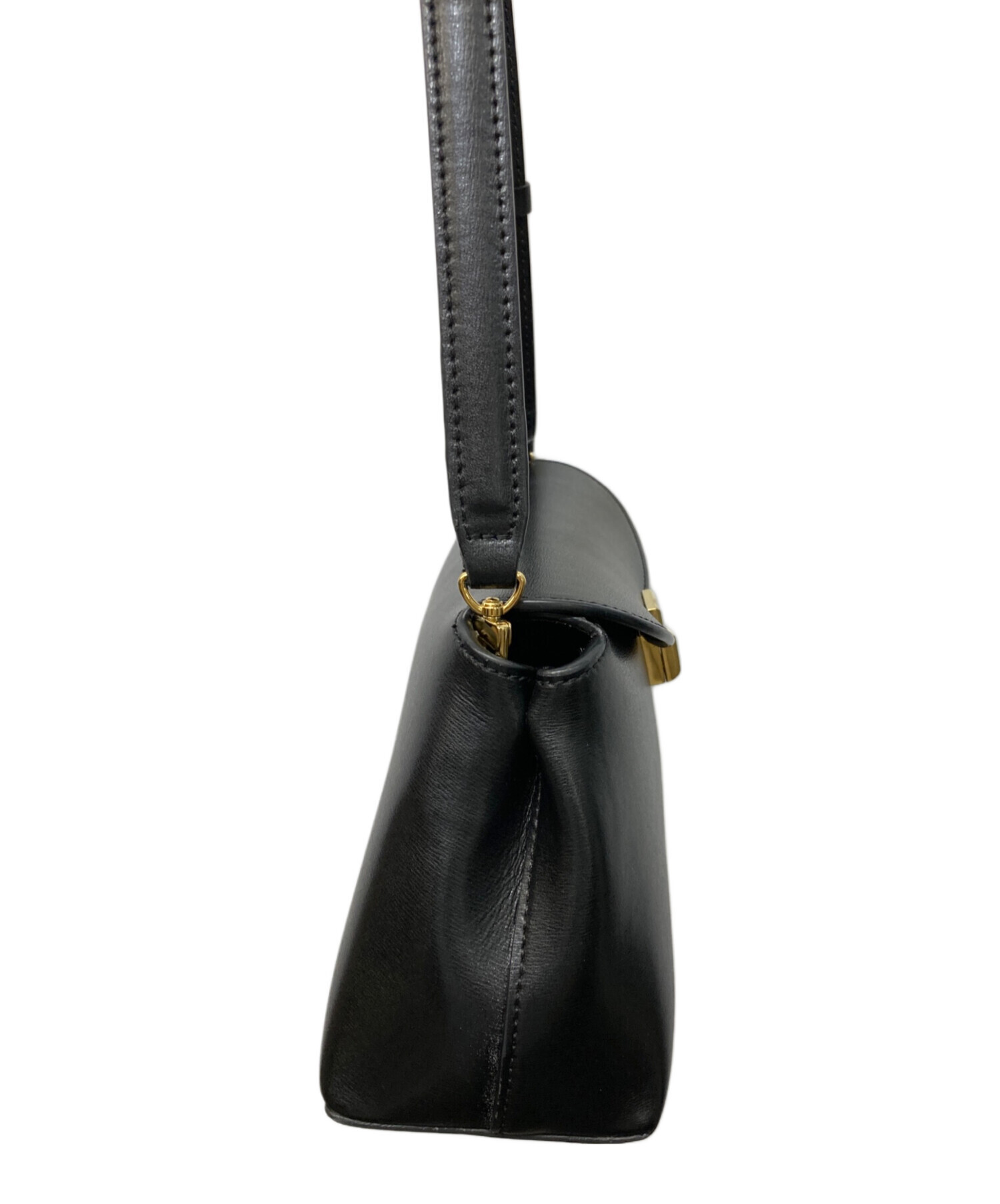 中古・古着通販】toteme (トーテム) T-Lock クラッチバッグ ブラック