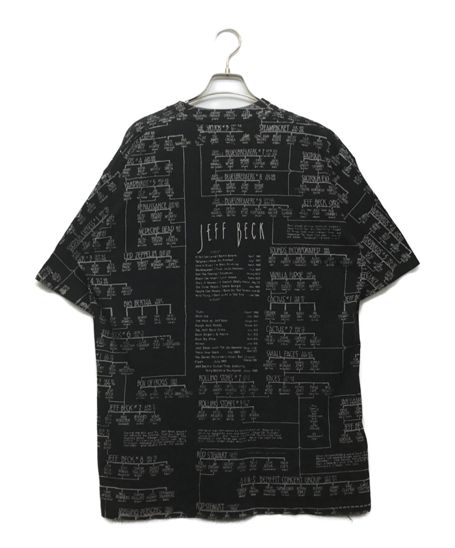 ジェフ・ベック ギター・ショップ・ツアープリントTシャツ 89/90 中古・古着通販】90'S JEFF BECK (ジェフベック) オールオーバー
