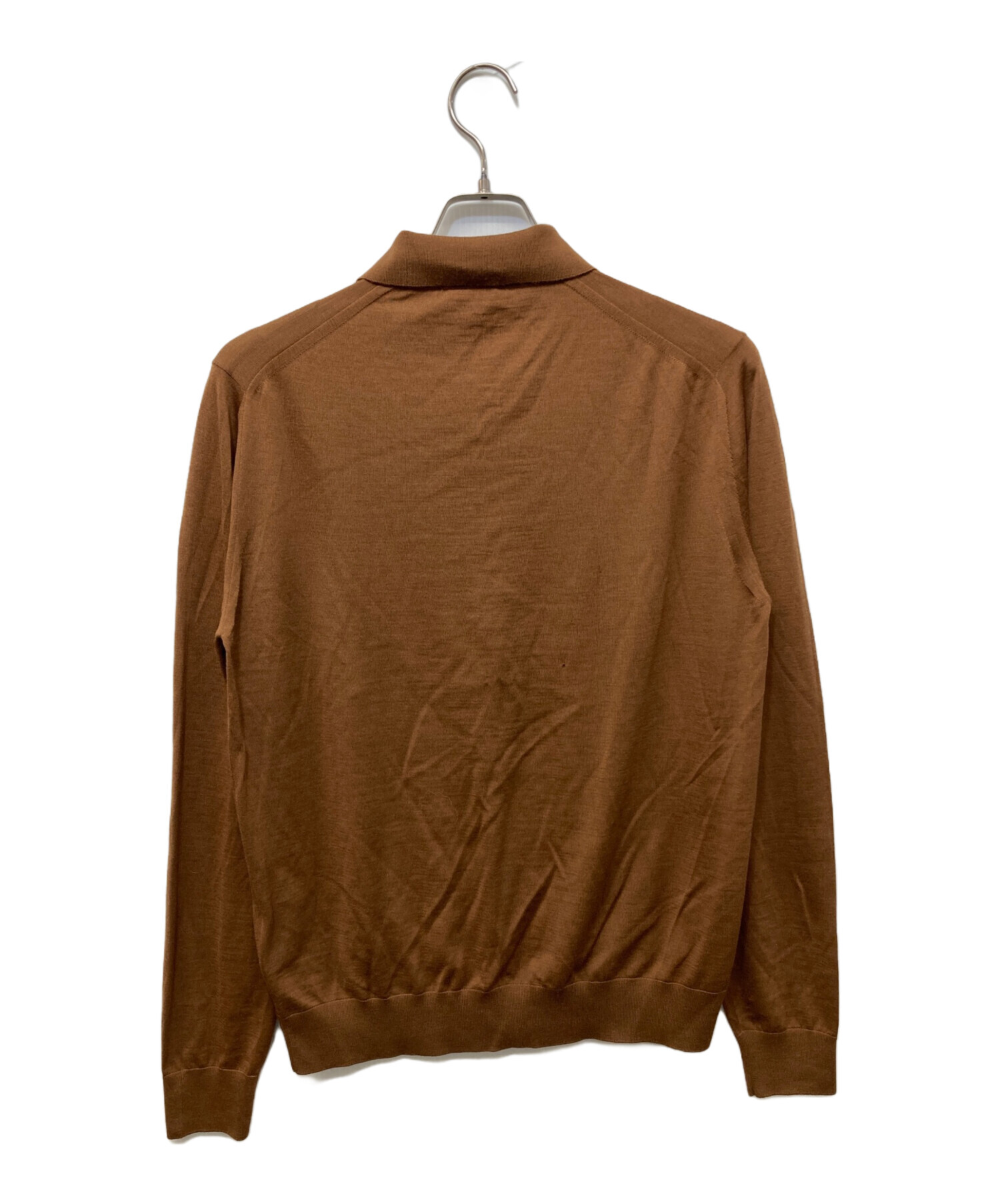 中古・古着通販】PRADA (プラダ) ポロカラーニット ブラウン サイズ:48 