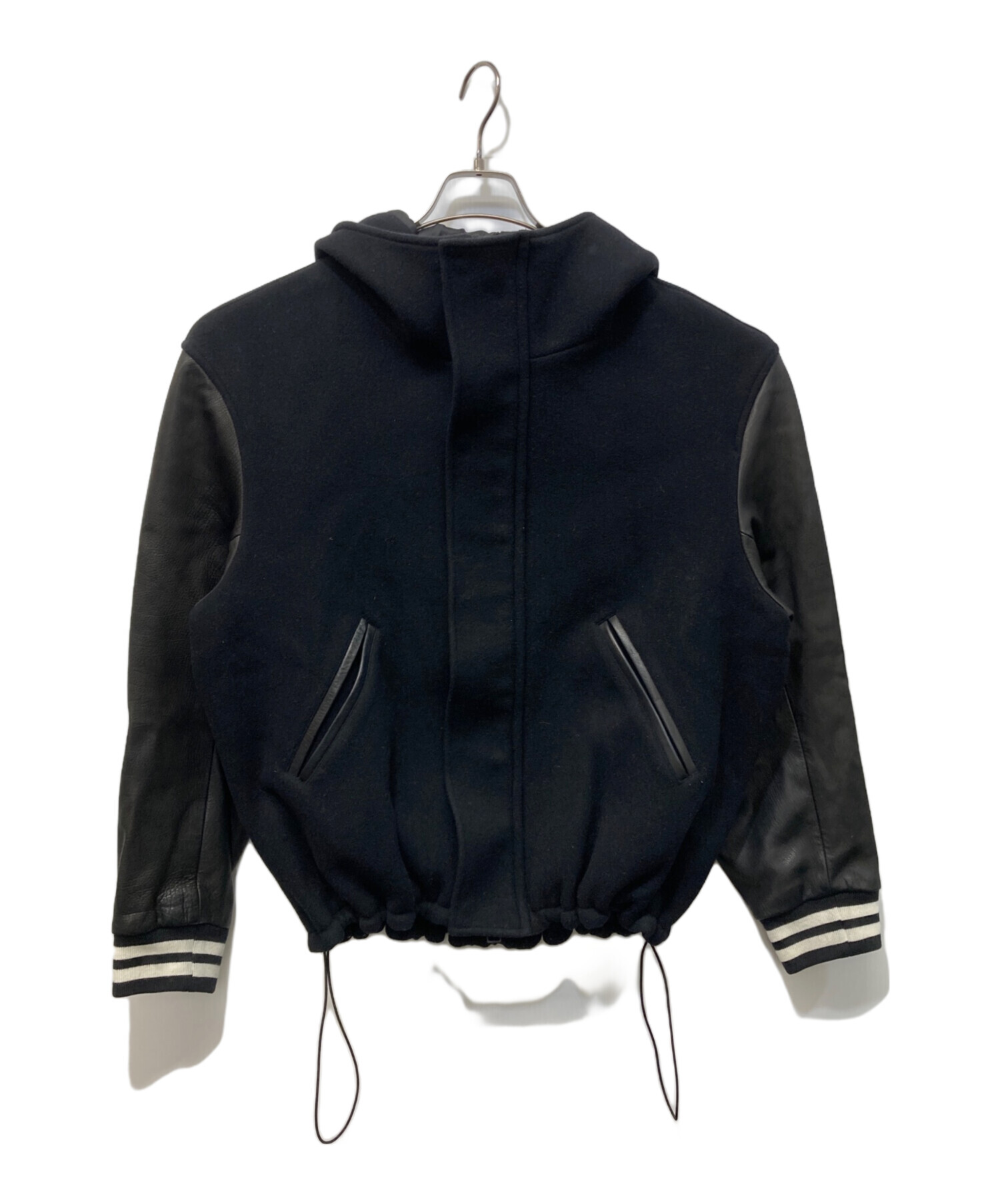 中古・古着通販】Name. (ネーム) フーデッドスタジャン ブラック