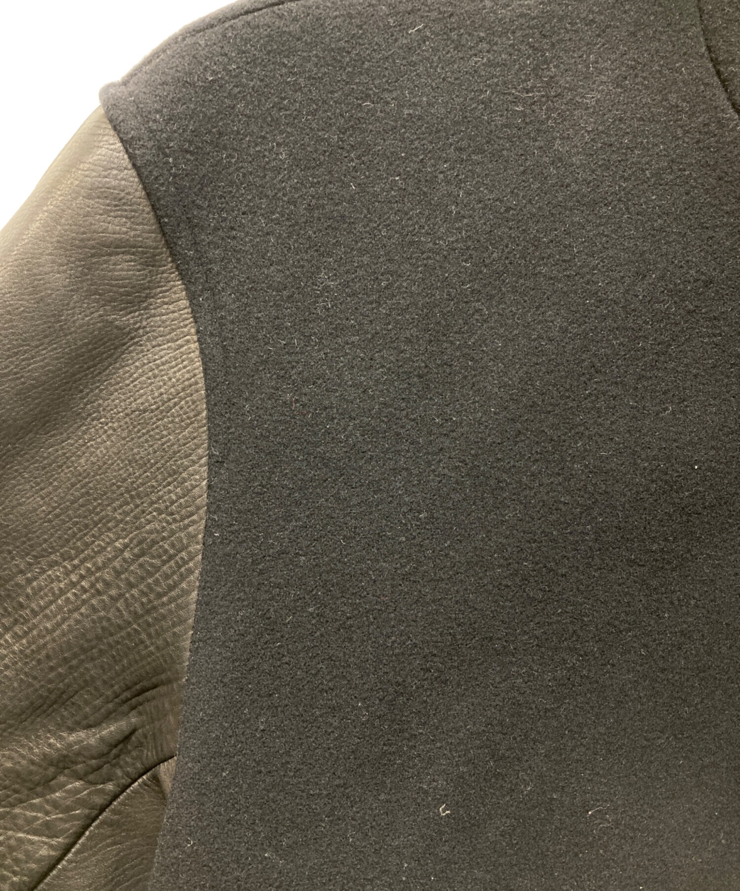 中古・古着通販】Name. (ネーム) フーデッドスタジャン ブラック