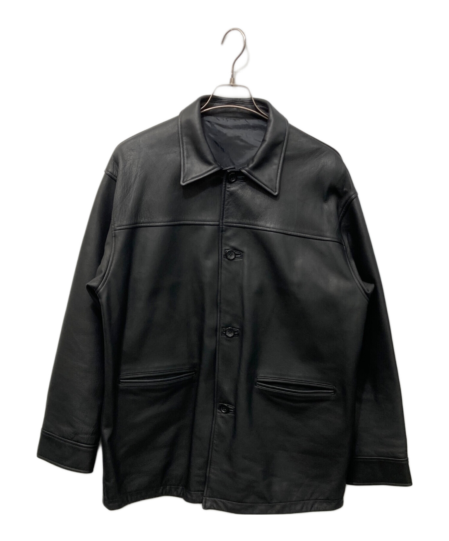中古・古着通販】OVY (オヴィー) Waterproof Calf Leather Car Coat