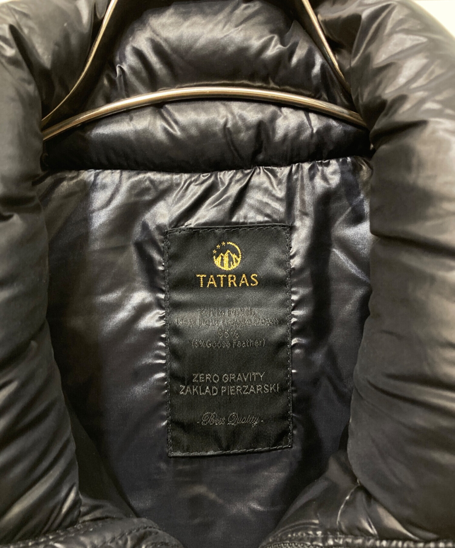 TATRAS タトラス FORNACIS ダウンベスト ブラック　サイズ1 TATRAS タトラス FORNACIS ダウンベスト ブラック サイズ1 TATRAS