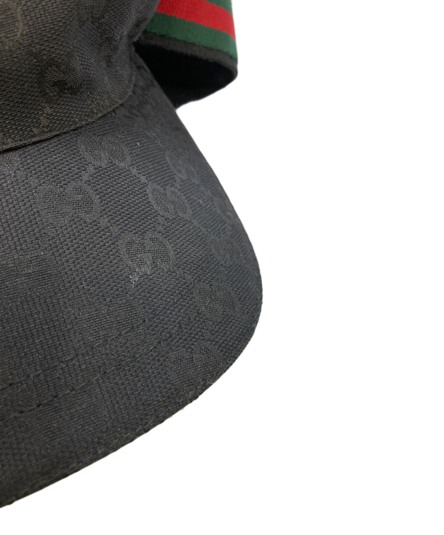 美品 GUCCI グッチ ハンチング 帽子 ぼうし キャンバス GG ブラック 楽天市場】GUCCI グッチハンチング帽GGキャンバス帽子ウェブストライプ