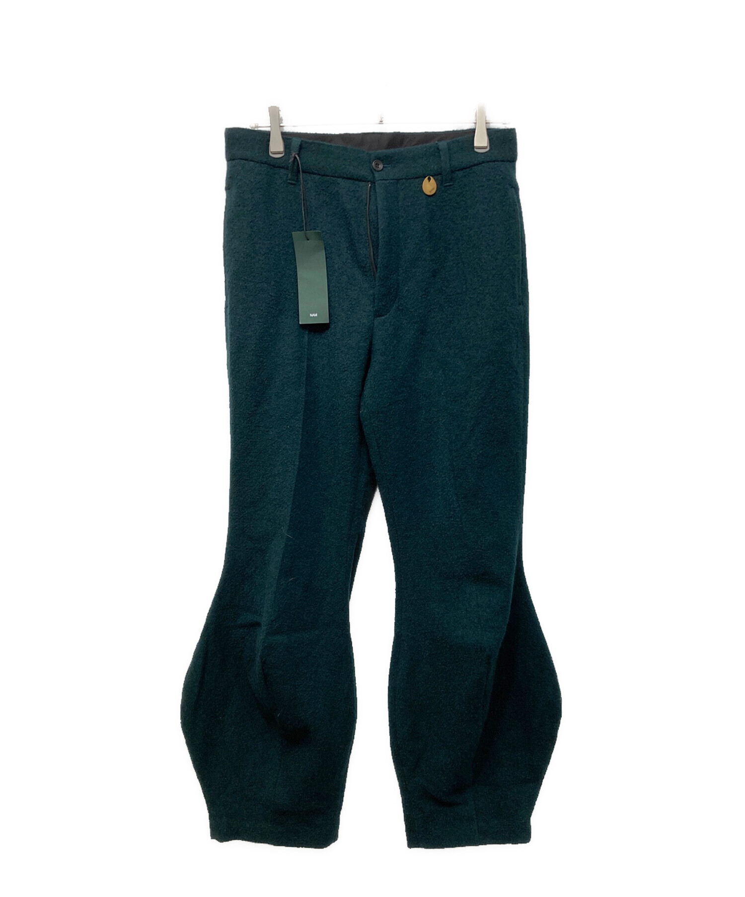 中古・古着通販】NAM (ナム) Trumpet Slacks Wool MID グリーン サイズ 