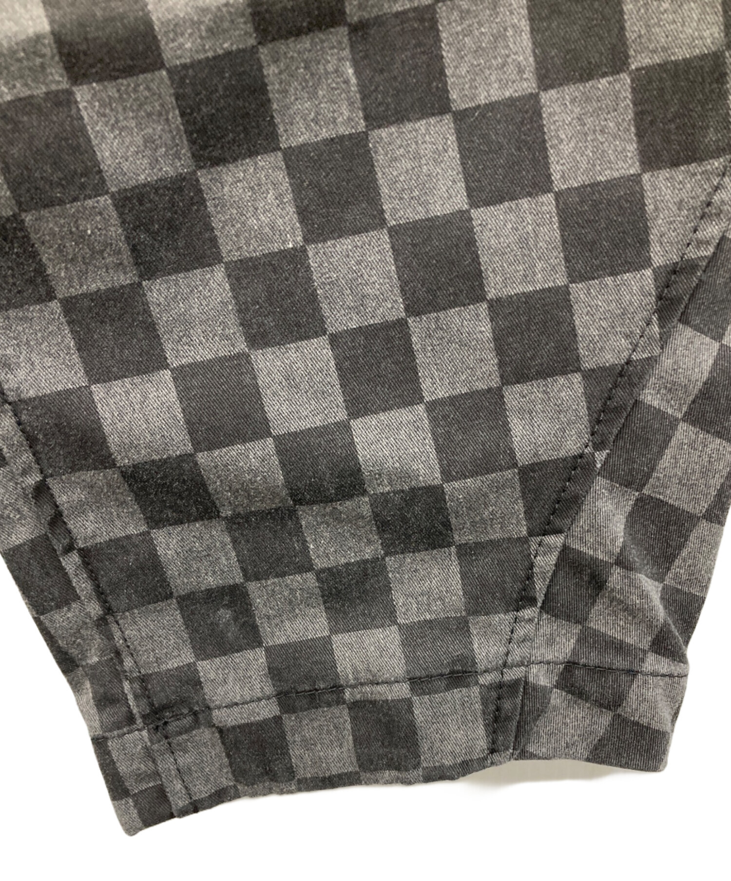 コムデギャルソン　黒白チェックバルーンパンツ 中古・古着通販】BLACK COMME des GARCONS (ブラックコムデギャルソン