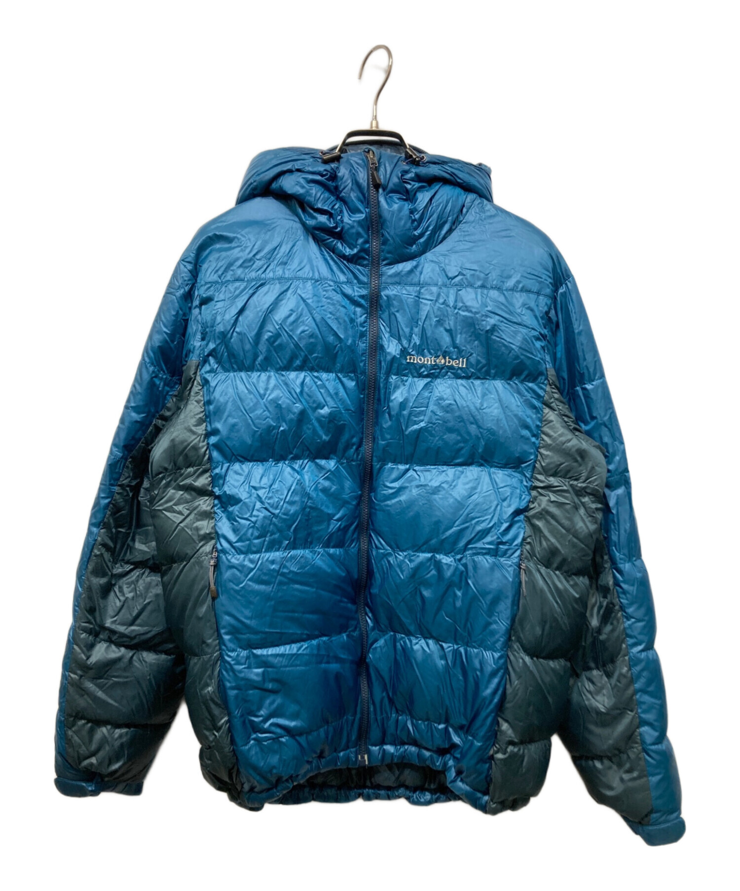 【美品】モンベル　アルパインダウンジャケット　ブルー　レディース　Y2K 青色 中古・古着通販】mont-bell (モンベル) アルパインダウン パーカ