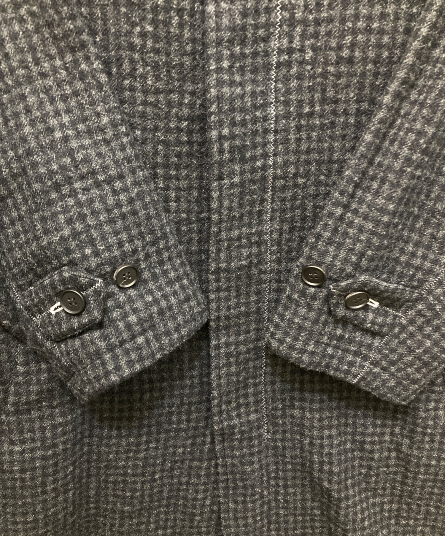 COMME des GARCONS HOMME/コムデギャルソンオム ウール チェスターコート 袖リブ HC-050060 Mサイズ 札幌市 白石区 東札幌 COMME des GARCONS HOMME コムデギャルソン オム ウールツイードツイル