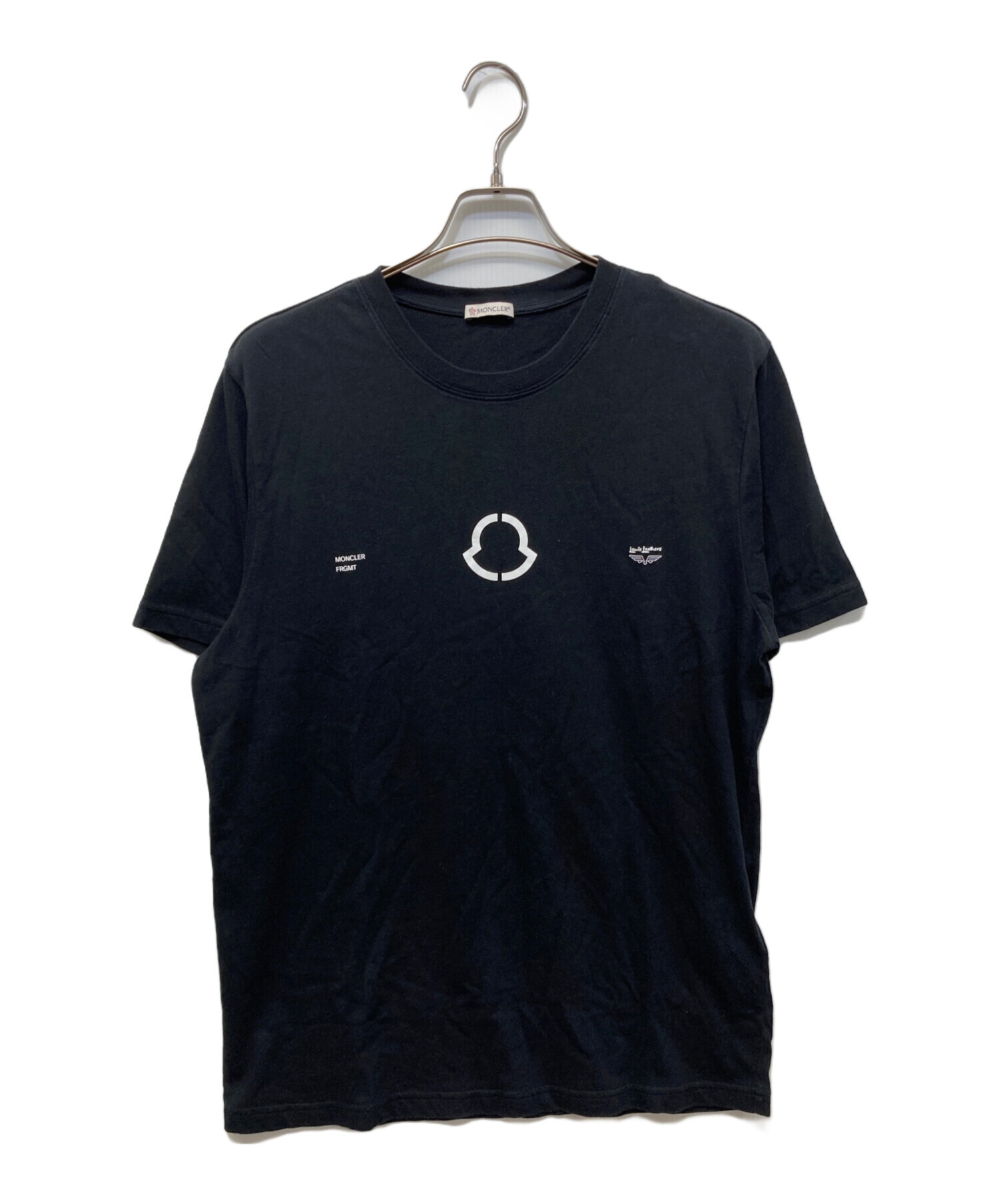 人気デザイン☆モンクレール 刺繍ロゴ リブライン ポケット付 Ｔシャツ S 人気デザイン☆モンクレール 刺繍ロゴ リブライン ポケット付 Tシャツ