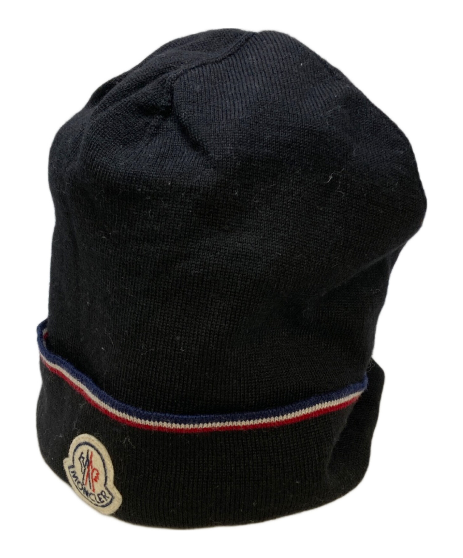 中古・古着通販】MONCLER (モンクレール) トリコロールラインニット帽