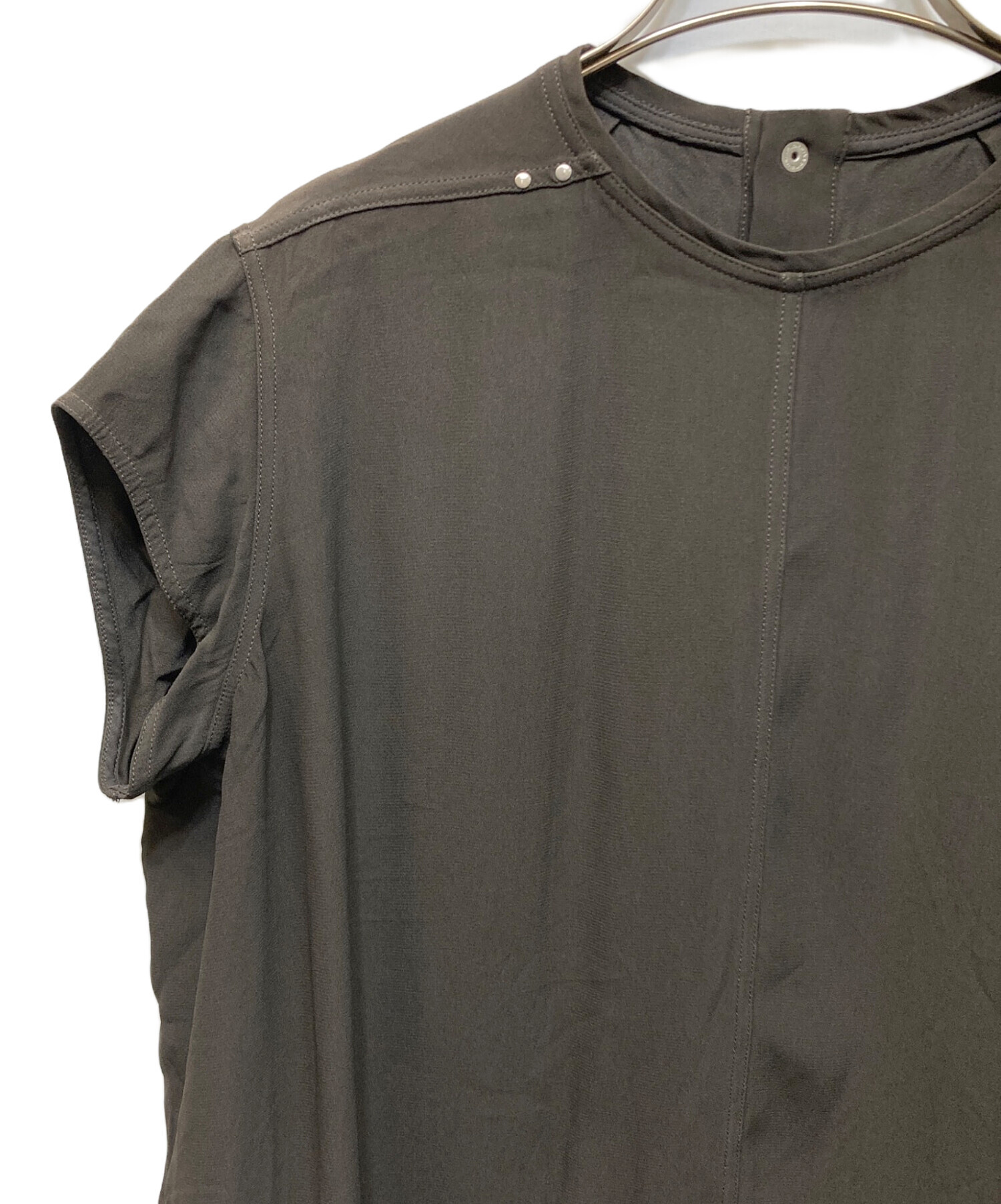 Rick Owens DRKSHDW ノースリーブカットソーM 美中古 中古・古着通販】RICK OWENS (リックオウエンス) スタッズ付
