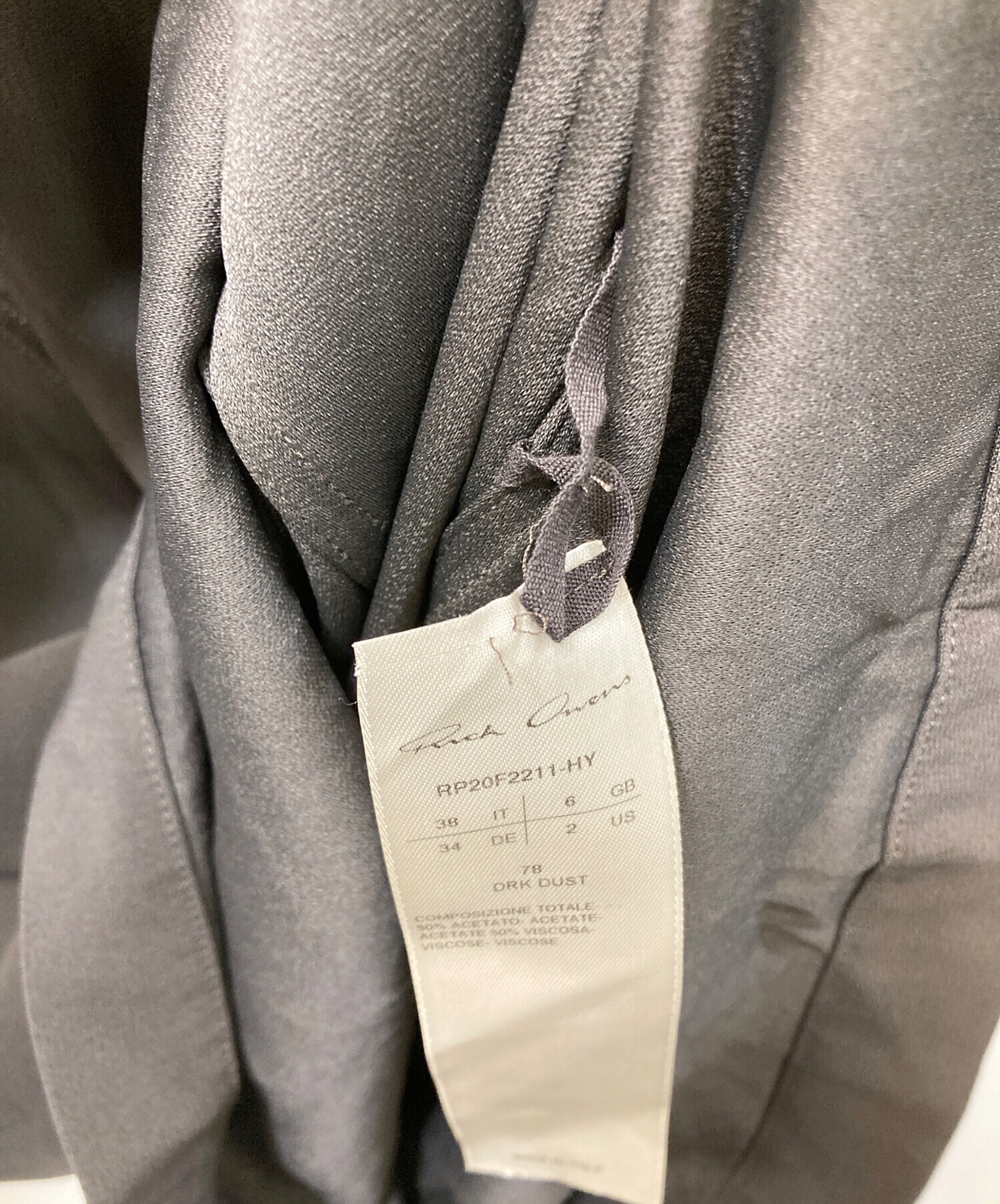 中古・古着通販】RICK OWENS (リックオウエンス) スタッズ付