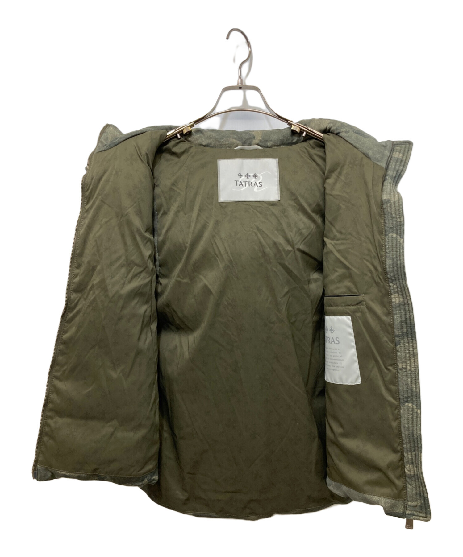 中古・古着通販】TATRAS (タトラス) MAGNO カモフラダウンベスト