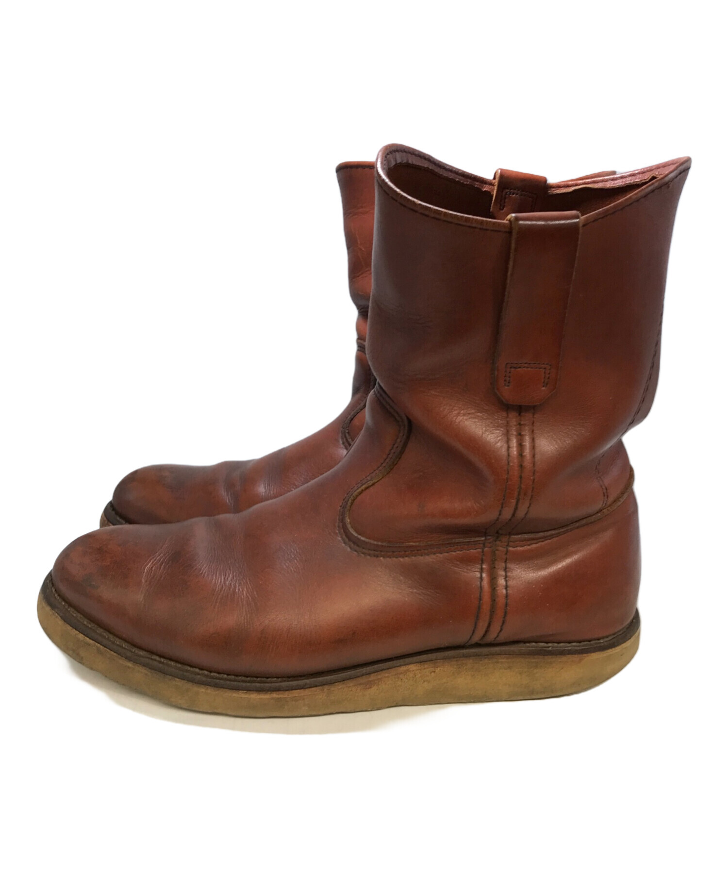 Redwing レッドウイング ペコスブーツ 茶 羽タグ エンジニア レッド 
