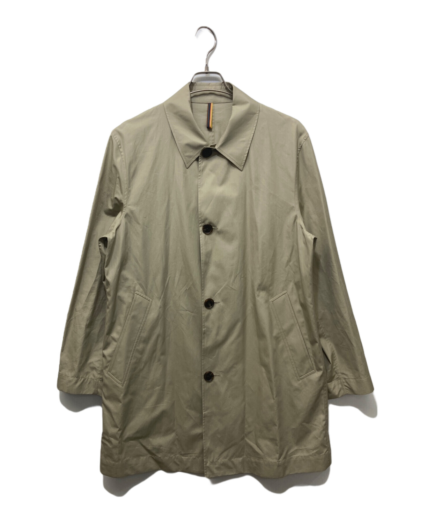 Paul Smith ポールスミス ステンカラーコート ベージュ メンズ 春 中古・古着通販】Paul Smith (ポールスミス) THOMAS MASON ステン