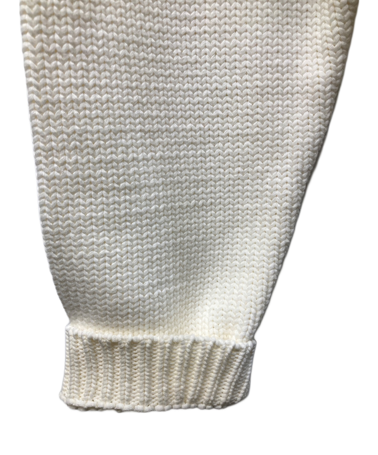 中古・古着通販】amok (アモク) TWINS KNIT ベージュ サイズ:M 未使用