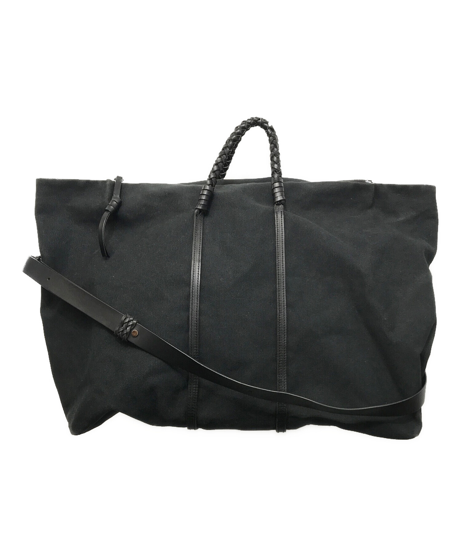 中古・古着通販】Kamaro'an (カマロアン) WOVEN DUFFLE BAG ブラック