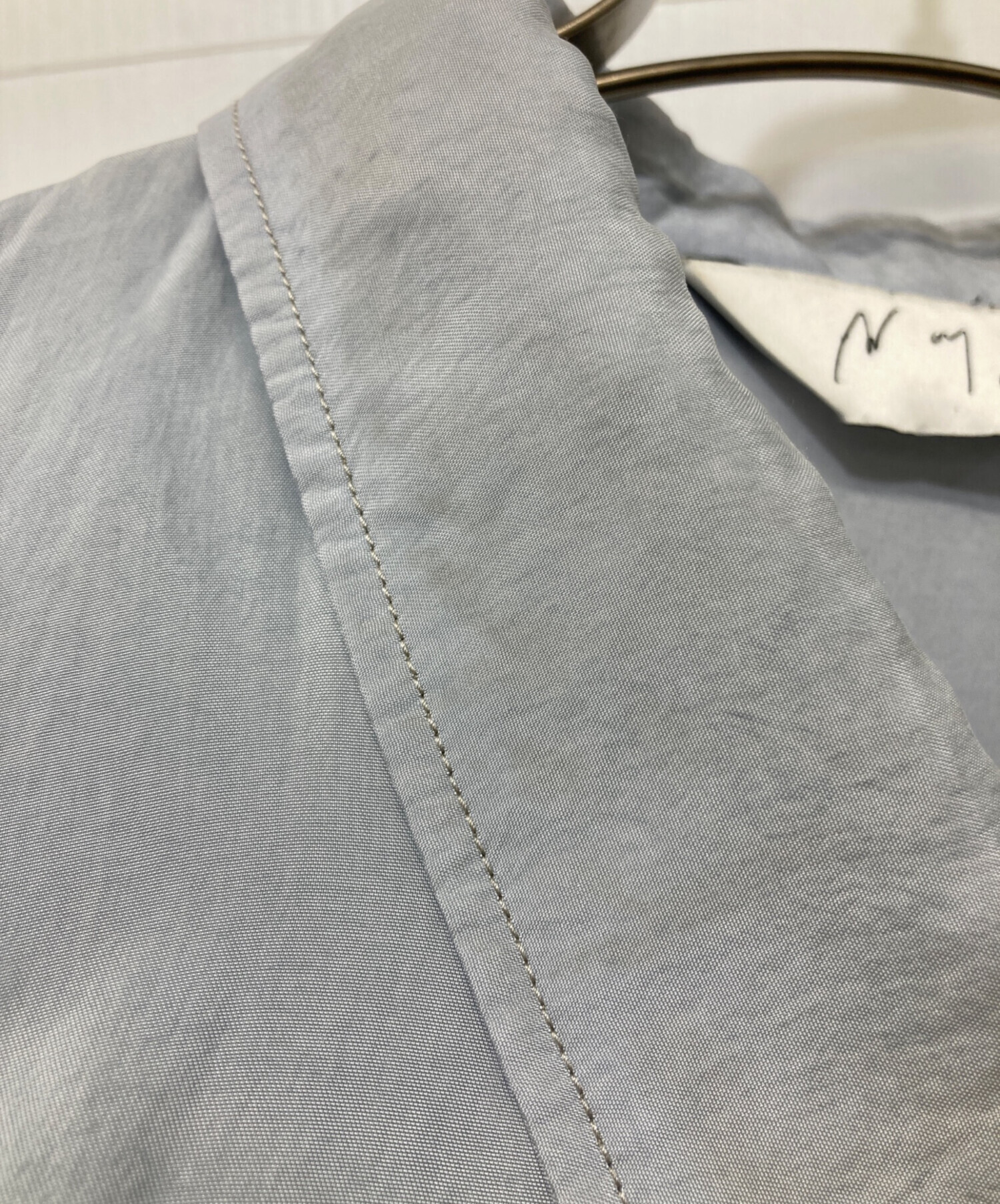 中古・古着通販】ANCELLM (アンセルム) AGING EMBROIDERY SHIRT