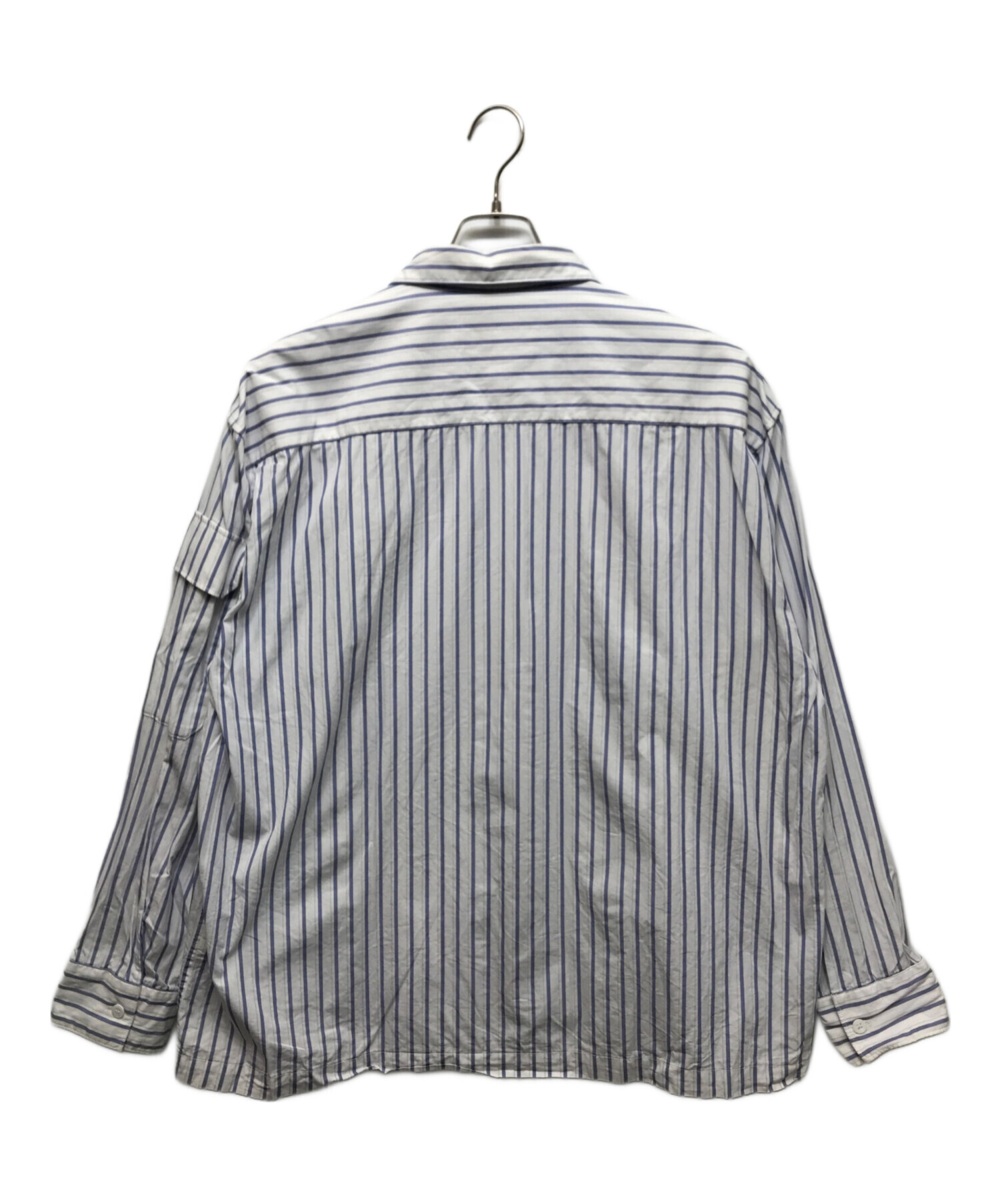 中古・古着通販】UNUSED (アンユーズド) Zip-up striped shirt