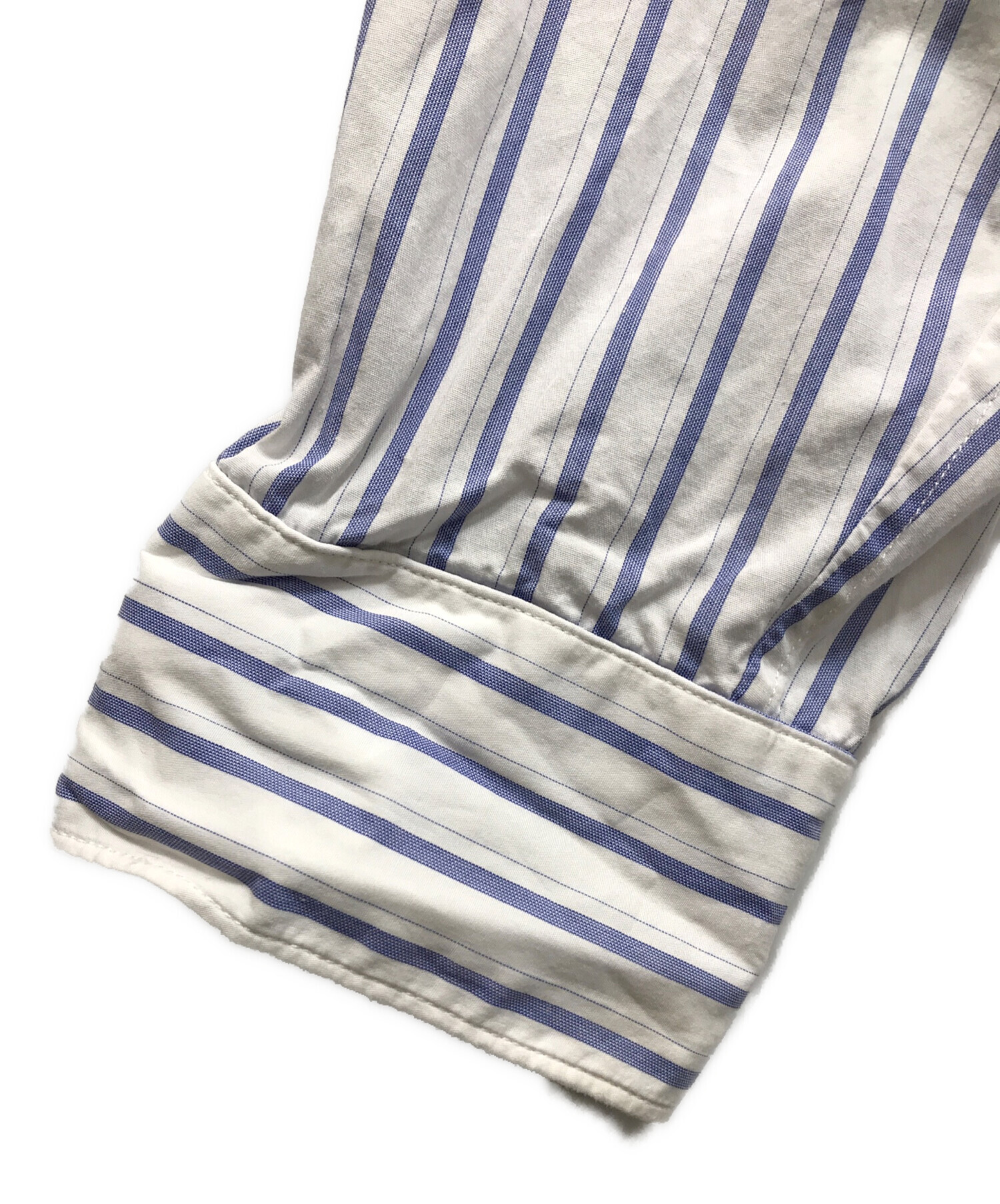 中古・古着通販】UNUSED (アンユーズド) Zip-up striped shirt