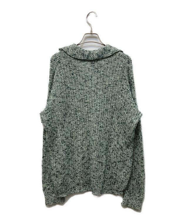 【激レア最安値】オーラリー コットンウール スキッパーニットポロ 2023ss 激レア最安値】オーラリー コットンウール スキッパーニットポロ