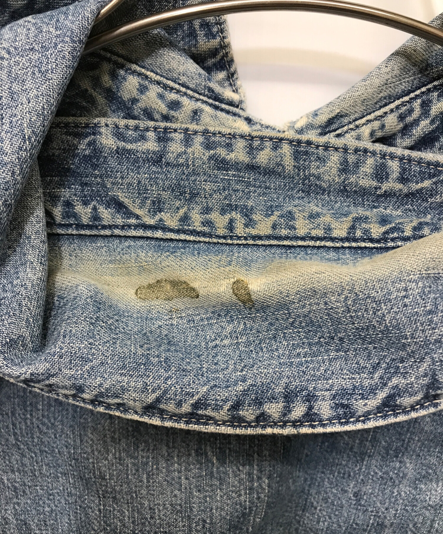 中古・古着通販】RRL (ダブルアールエル) デニムカバーオール ブルー