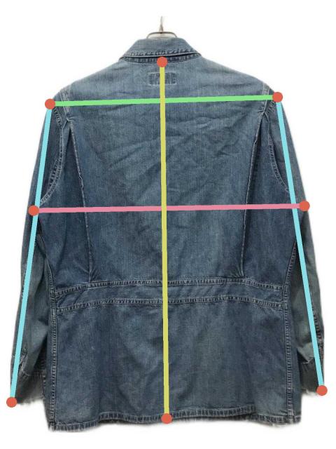 中古・古着通販】RRL (ダブルアールエル) デニムカバーオール ブルー