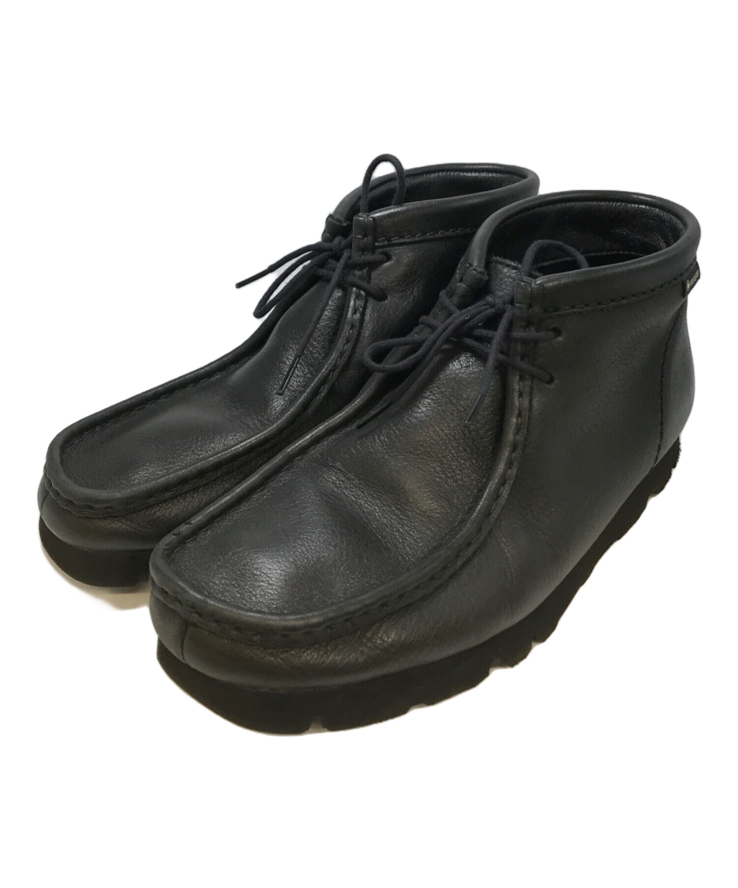中古・古着通販】CLARKS (クラークス) ワラビーブーツ ブラック サイズ 