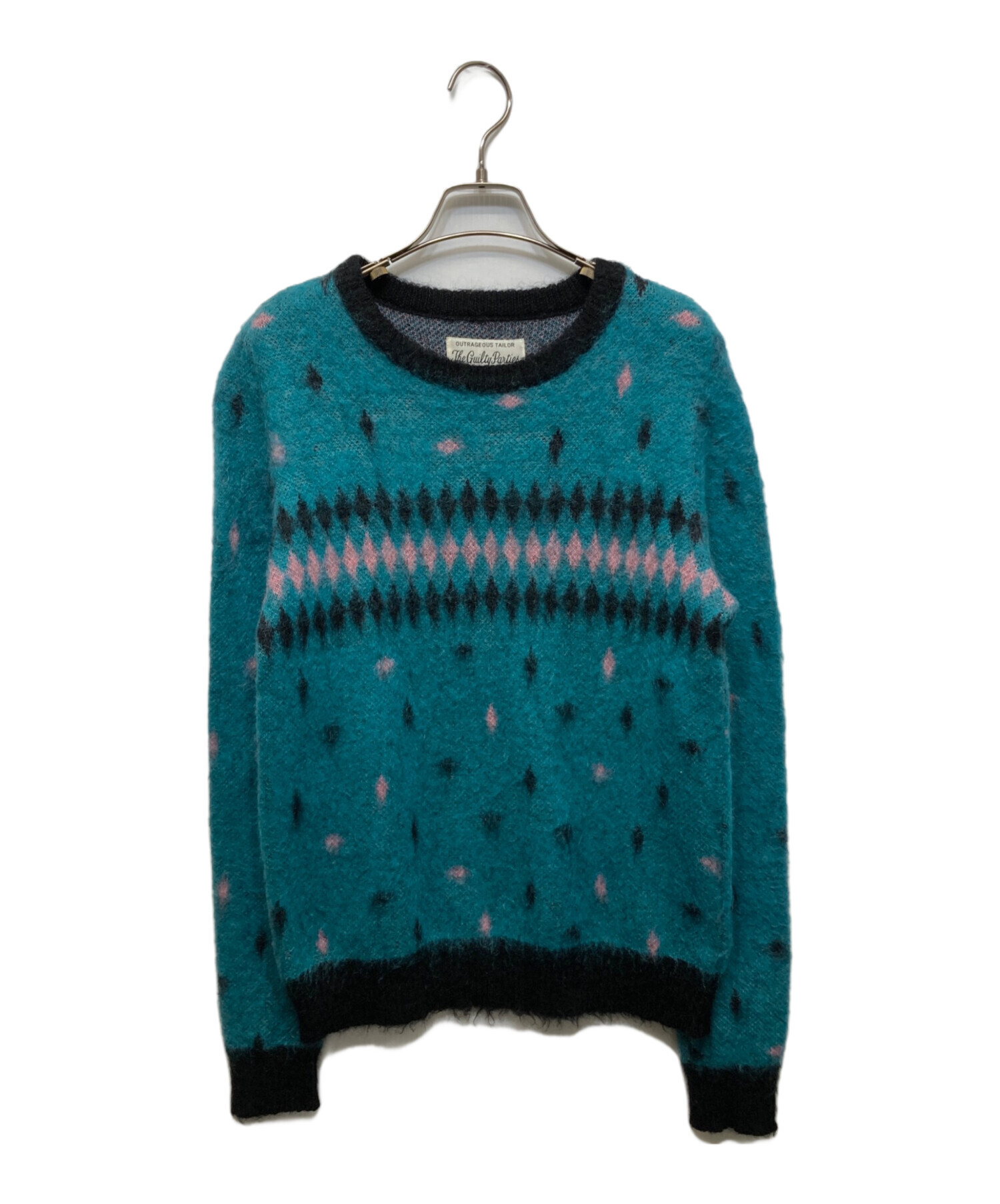 中古・古着通販】WACKO MARIA (ワコマリア) DIAMOND MOHAIR CREW NECK
